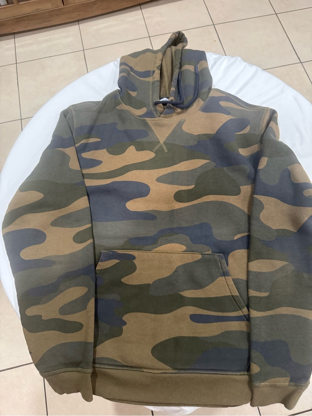 DSG Men's Camo Hoodie in Olive Green and Tan